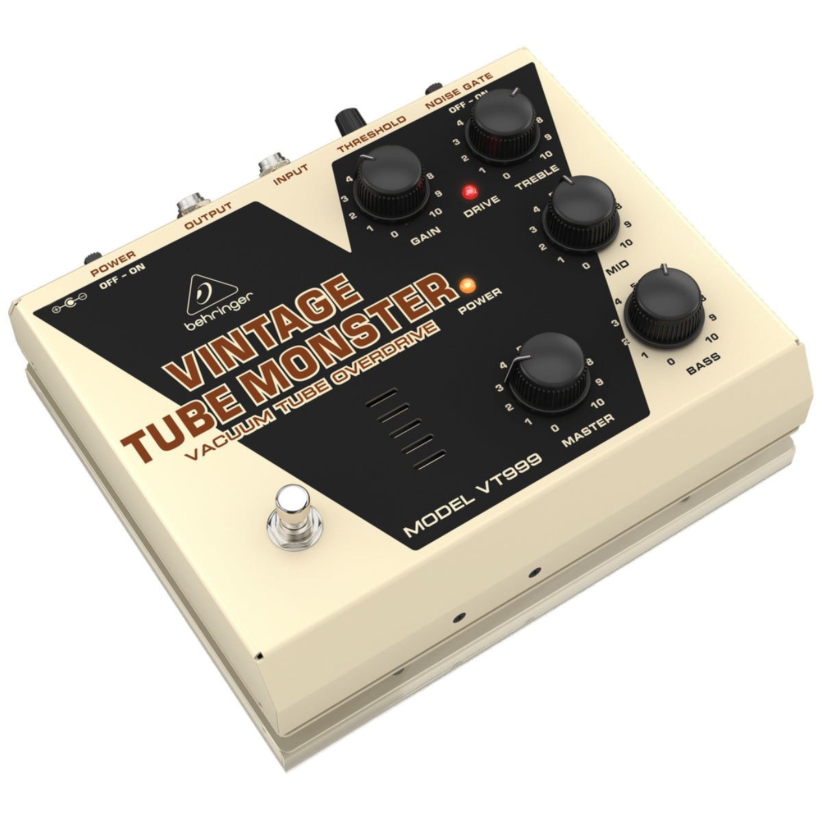 Behringer VT999 Classic Vacuum Tube Overdrive Guitar Effects Pedal