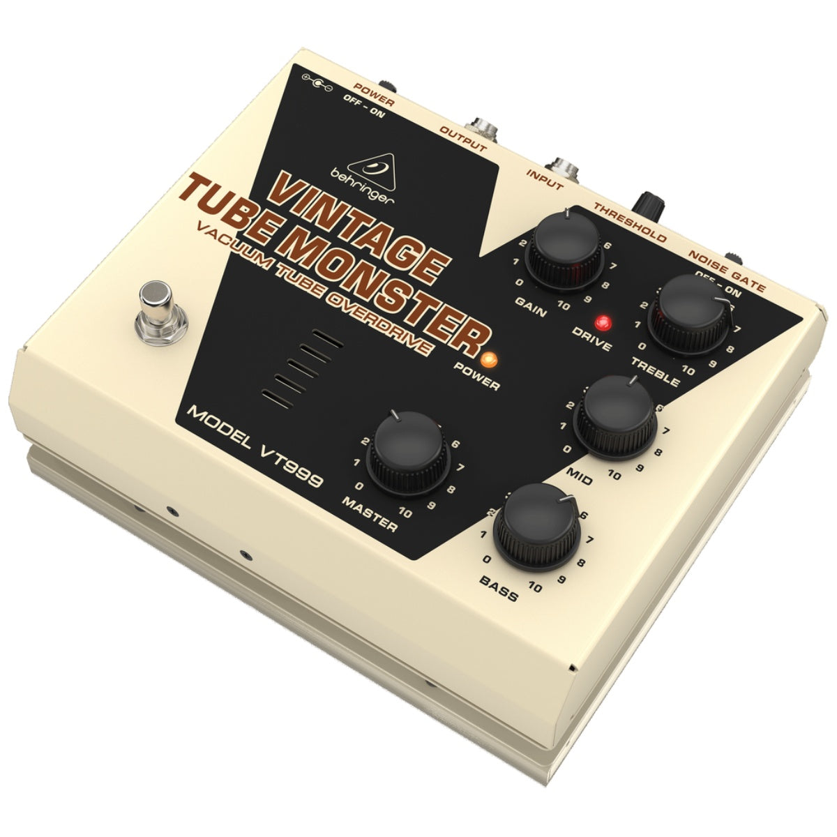 Behringer VT999 Classic Vacuum Tube Overdrive Guitar Effects Pedal