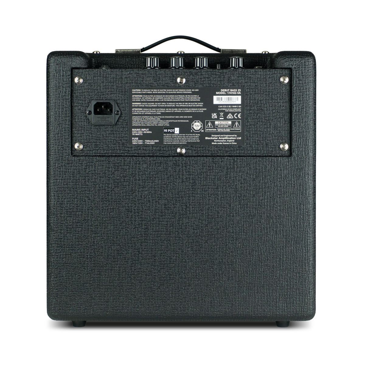 Blackstar Debut 25 Bass Guitar Amplifier 25w Combo Amp