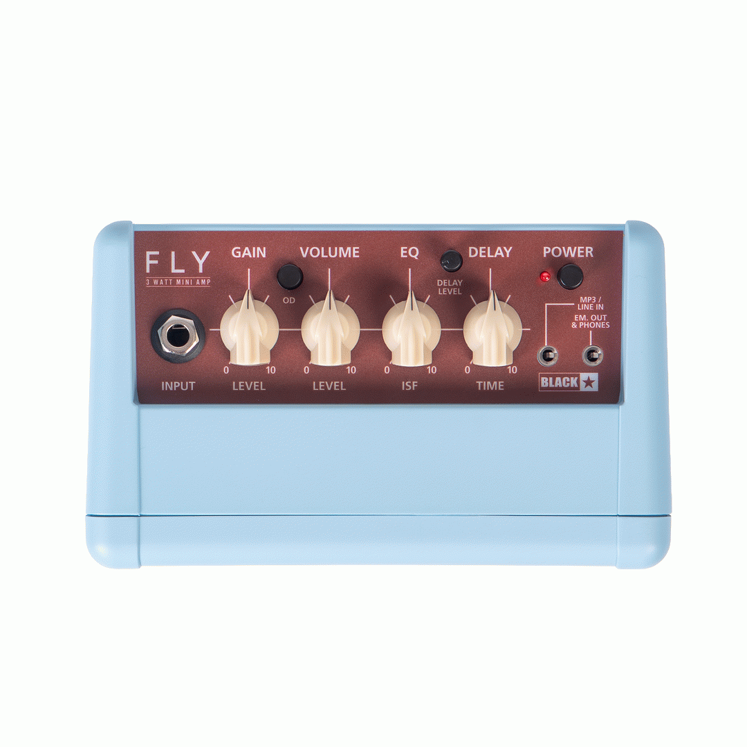 Blackstar FLY 3 Mini Guitar Amplifier Battery Powered Amp - Baby Blue Union Jack