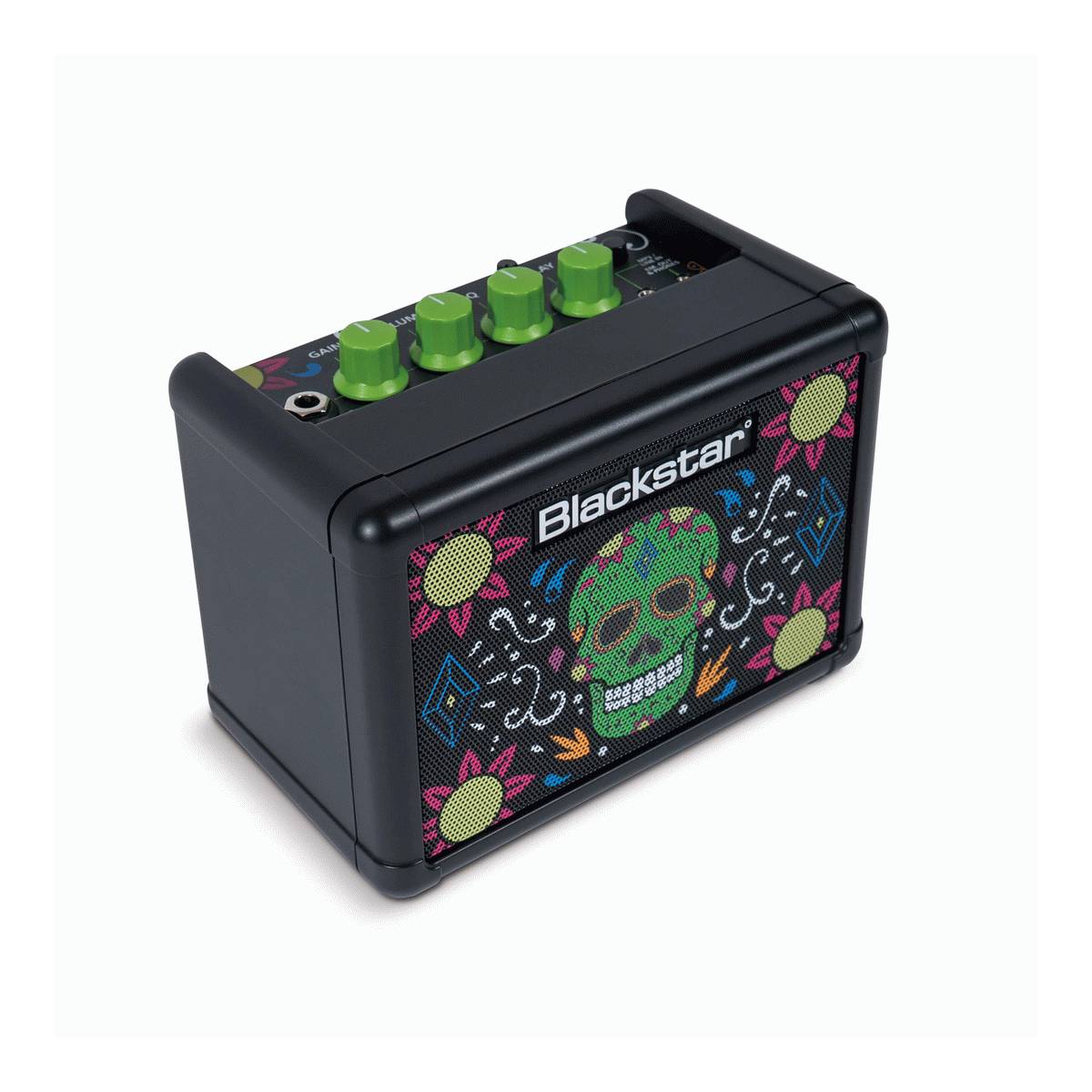 Blackstar FLY 3 Mini Guitar Amplifier Battery Powered Amp - Sugar Skull Edition