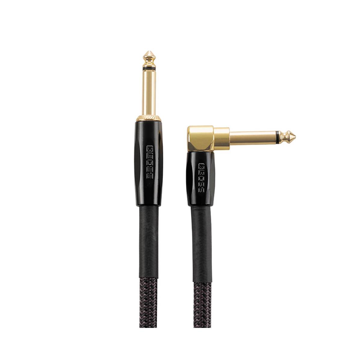 Boss BIC-P18A Premium Guitar Cable Instrument Lead 5.5m (18ft) - Straight to Angled