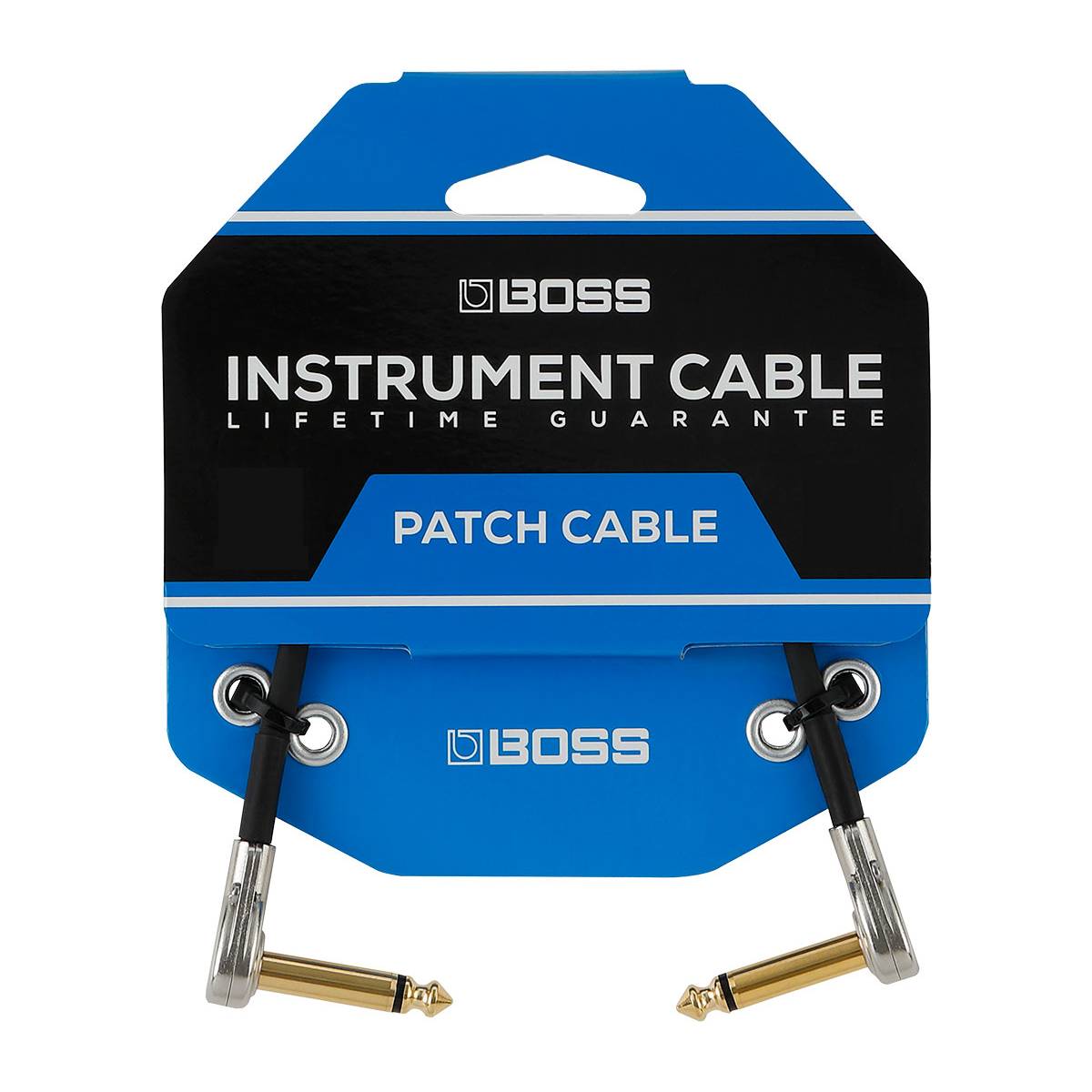 Boss BPC-18 Pancake Patch Cable 45cm (18inch) - Slim 1/4inch Right Angle
