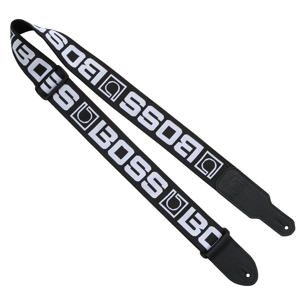 Boss BSM-20-BW Guitar Strap 2inch Black w/ White Boss Logo