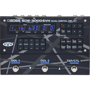 Boss SDE-3000EVH Dual Digital Delay Effects Pedal - SDE3000EVH