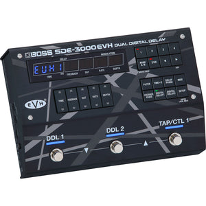 Boss SDE-3000EVH Dual Digital Delay Effects Pedal - SDE3000EVH