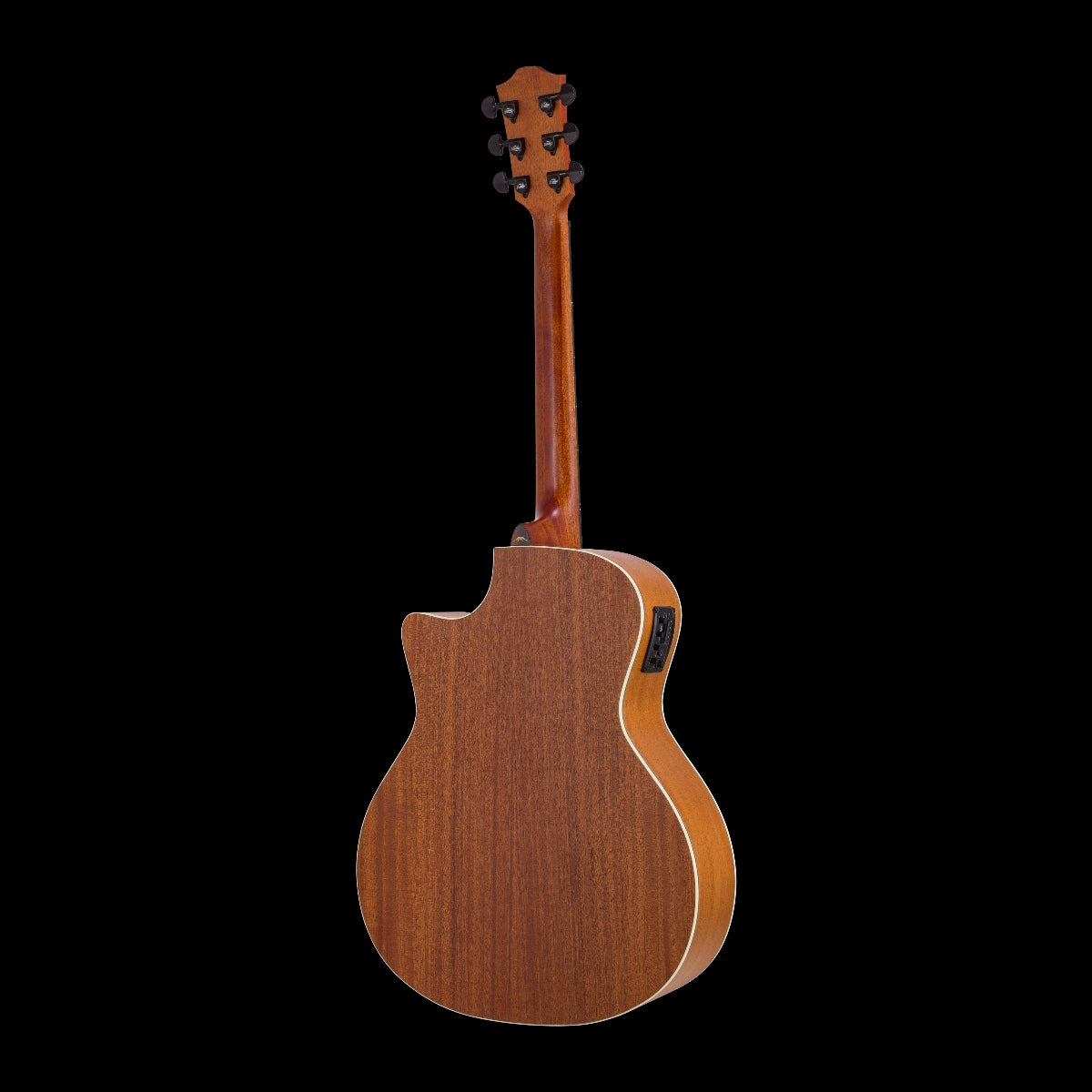 Bromo BAA2CE Appalachia Series Grand Auditorium Acoustic Guitar w/ Solid Spruce Top & Pickup & Cutaway