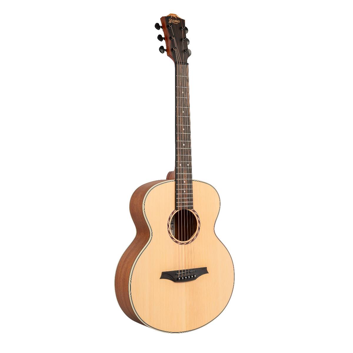 Bromo BAA8S Appalachia Series Mini Jumbo Acoustic Guitar w/ Solid Spruce Top