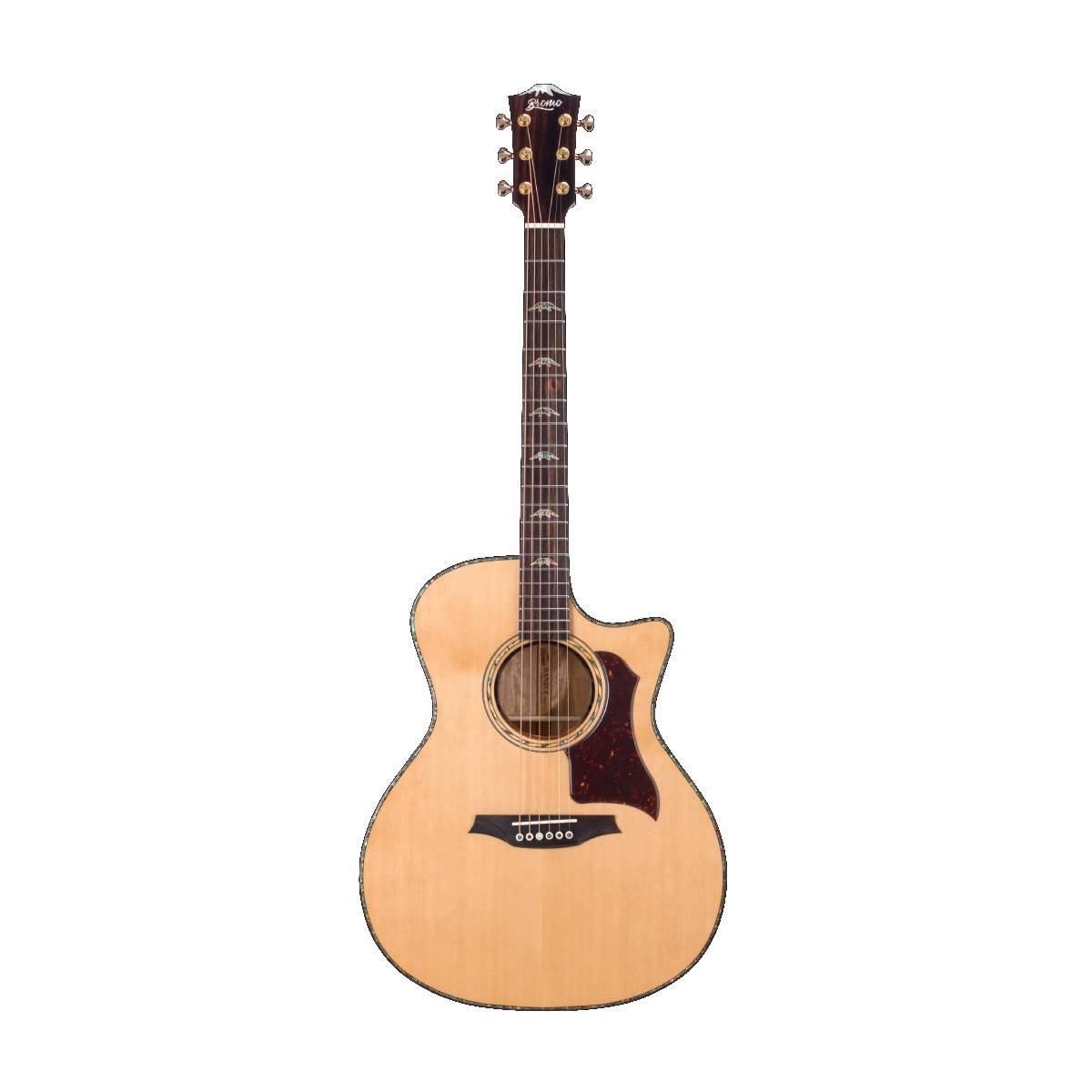 Bromo BAN2CE Denali Series Grand Auditorium Acoustic Guitar w/ Solid Spruce Top &amp; Pickup &amp; Cutaway