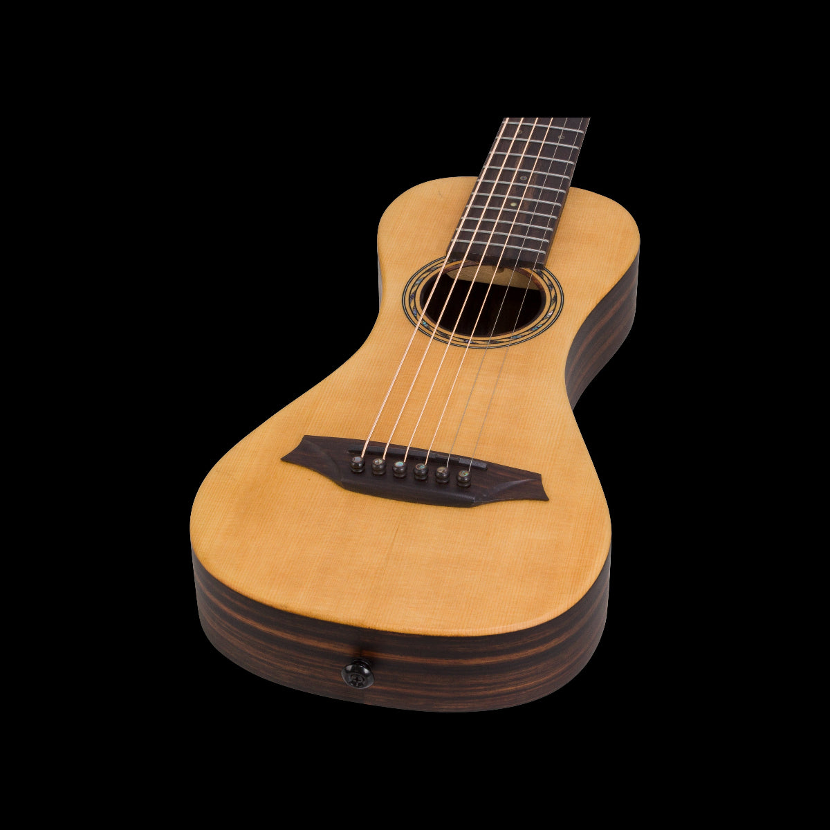 Bromo BAR3E Rocky Mountain Series Traveller Acoustic Guitar w/ All Solid Wood & Pickup