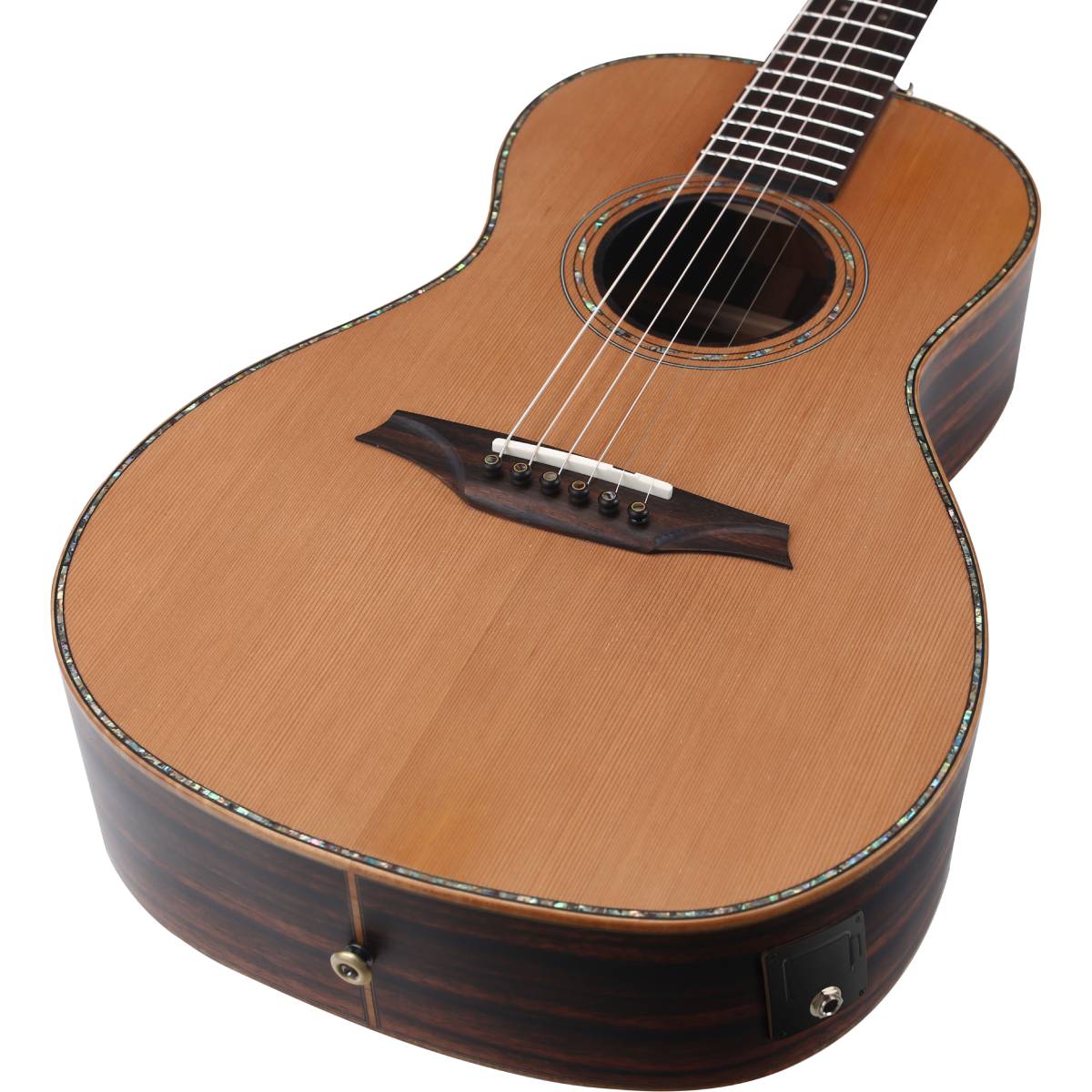 Bromo BAR6E Rocky Mountain Series Parlour Acoustic Guitar w/ All Solid Wood & Pickup