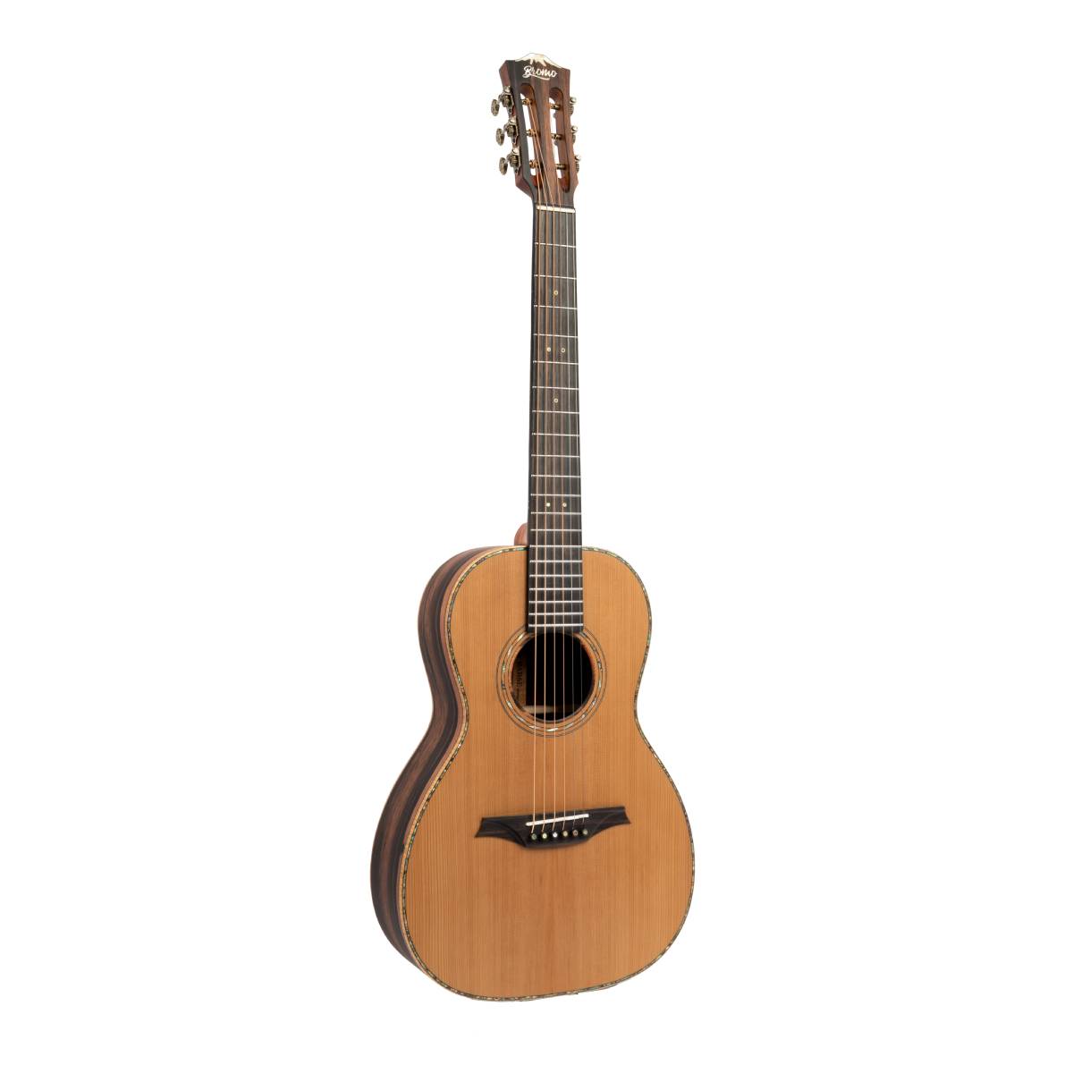 Bromo BAR6E Rocky Mountain Series Parlour Acoustic Guitar w/ All Solid Wood & Pickup