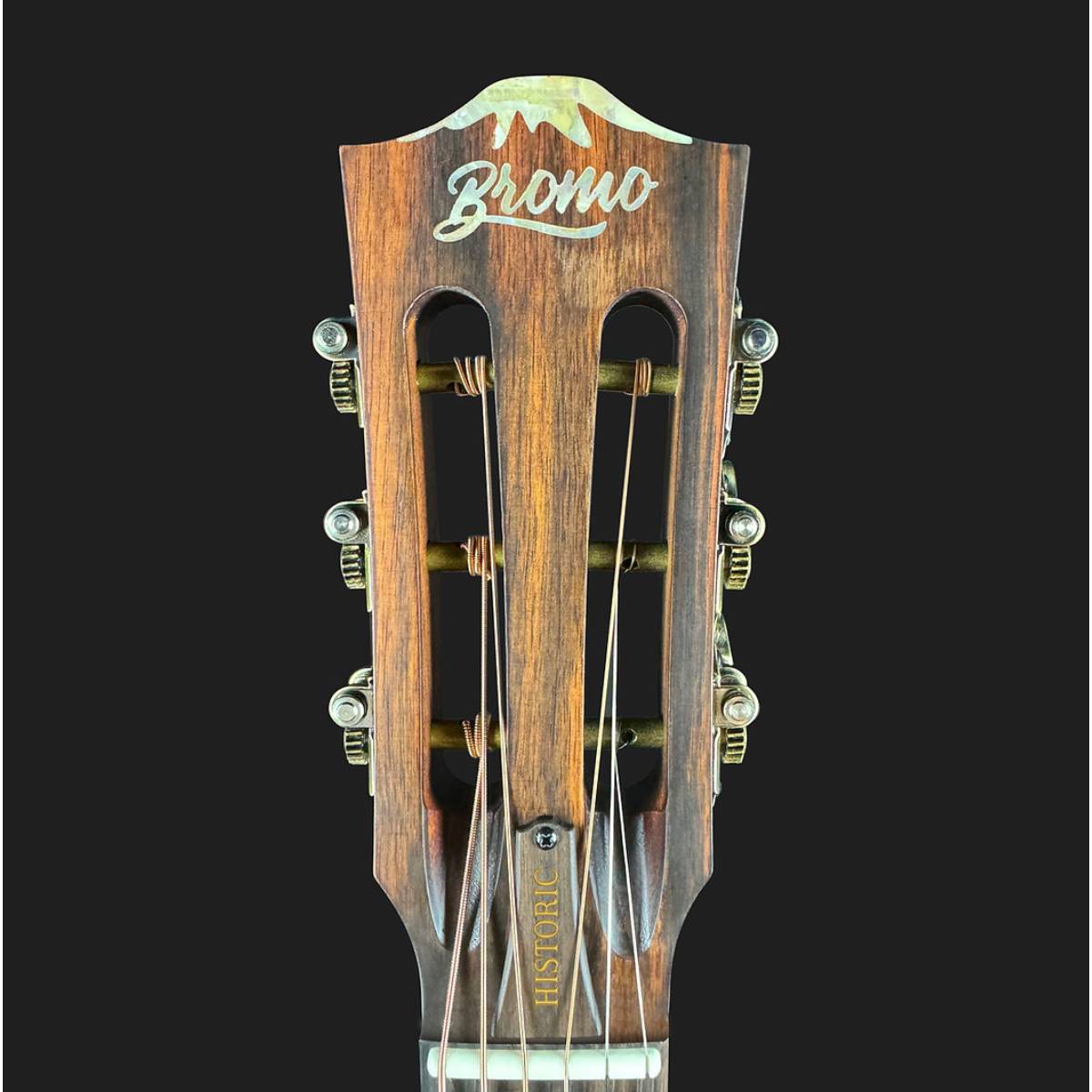 Bromo BAR6HHS Rocky Mountain Series 12th Fret Parlour Acoustic Guitar w/ All Solid Wood - Histroic Sunburst Finish