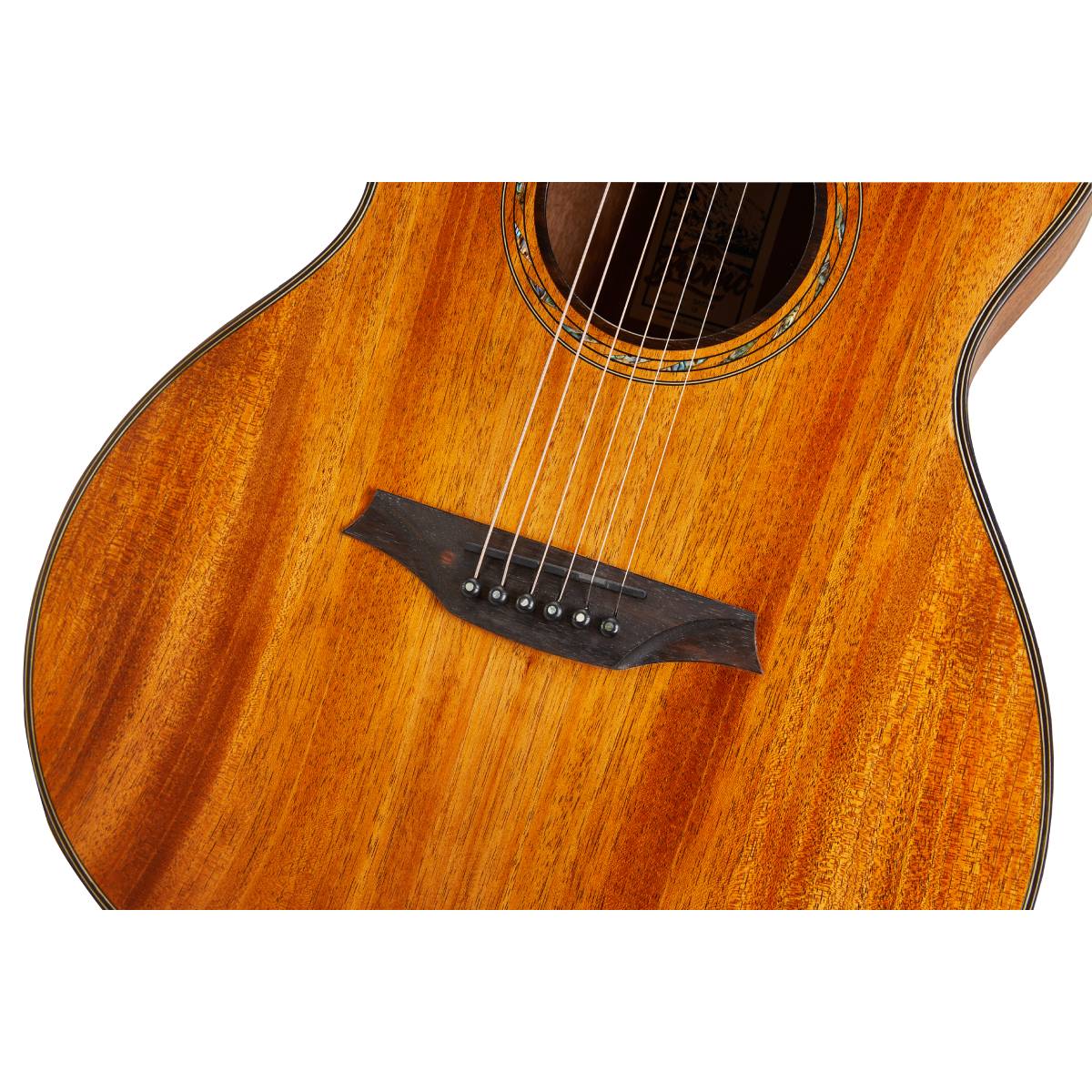 Bromo BAT2M Tahoma Series Grand Auditorium Acoustic Guitar w/ Solid Mahogany Top