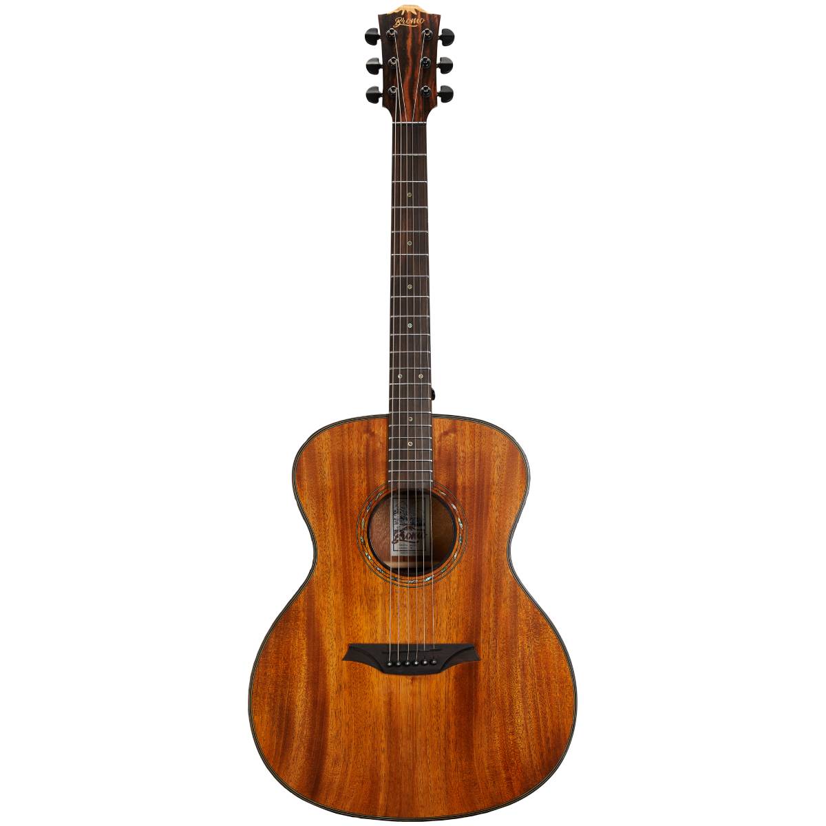 Bromo BAT2M Tahoma Series Grand Auditorium Acoustic Guitar w/ Solid Mahogany Top