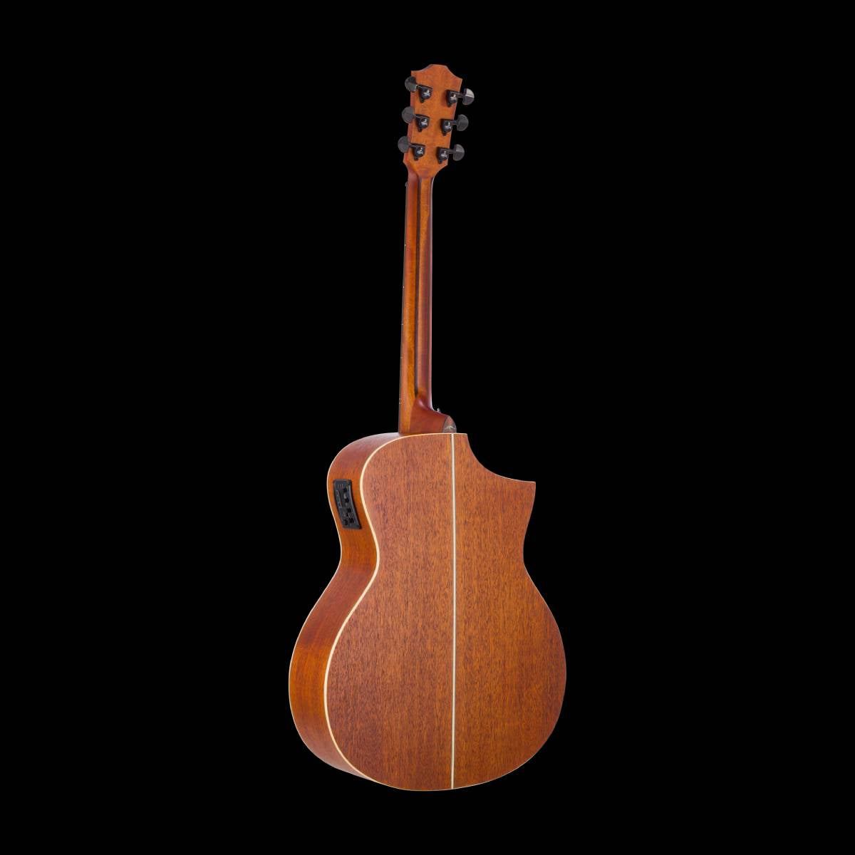 Bromo BAT4CE Tahoma Series Hillside Auditorium Acoustic Guitar Left Handed w/ Solid Spruce Top & Pickup & Cutaway