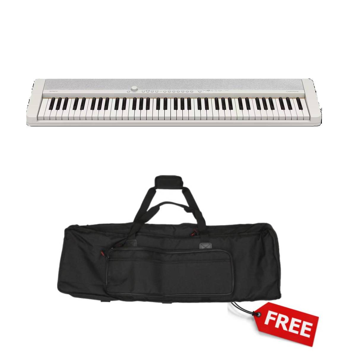 Casio CT-S1-76 Casiotone Digital Keyboard White 76-Key