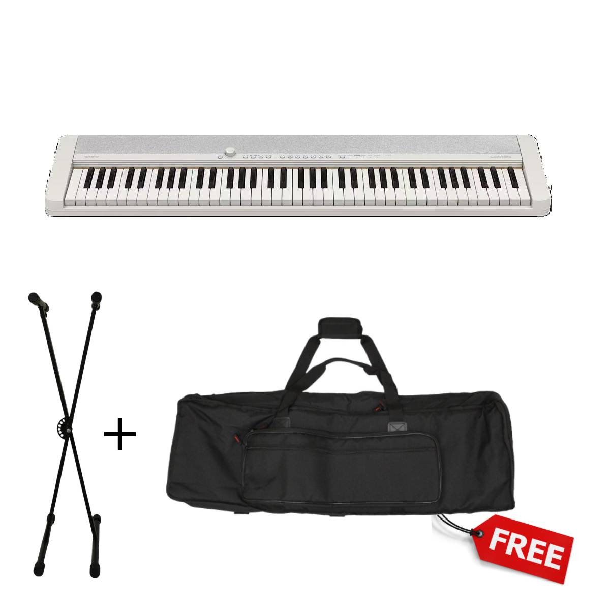 Casio CT-S1-76 Casiotone Digital Keyboard White 76-Key