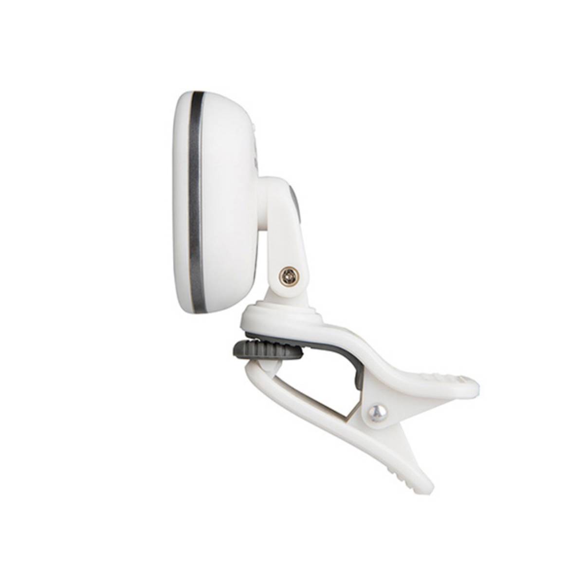 Cherub WST-675 Chromatic Guitar Tuner Clip-On White w/ Rechargeable Battery