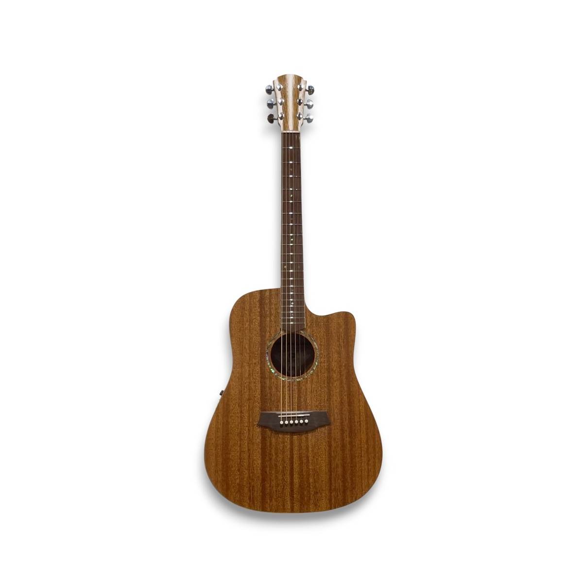 Cole Clark SFL1 Studio Dreadnought Acoustic Guitar - African Mahogany Face, Back & Sides w/ Pickup & Cutaway