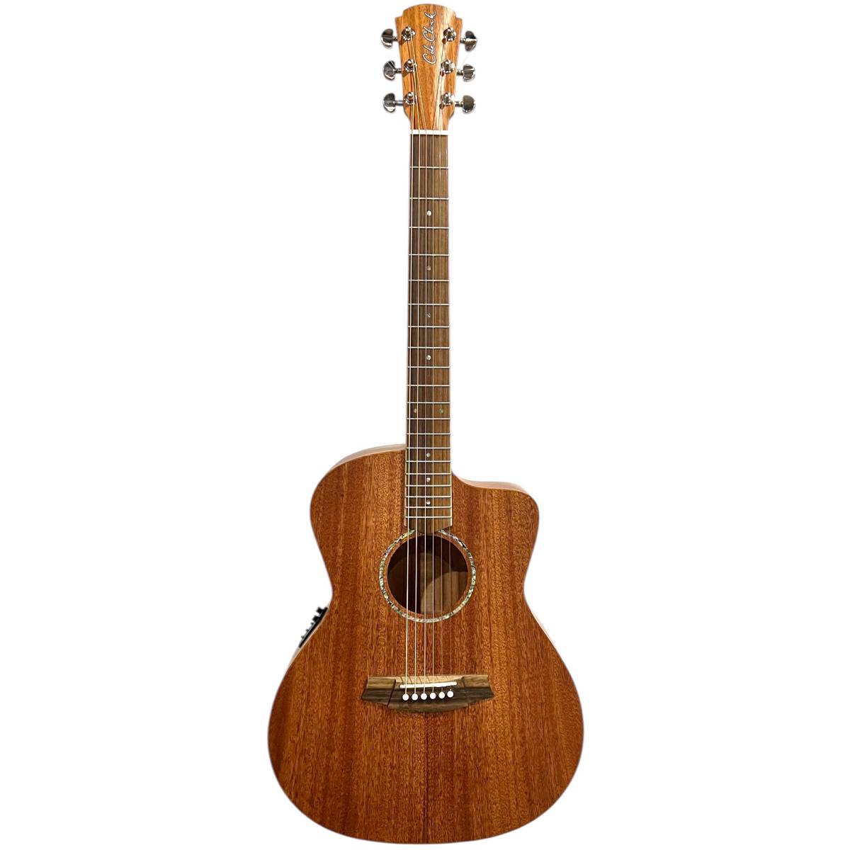 Cole Clark Studio Grand Auditorium Acoustic Guitar - African Mahogany Face, Back & Sides w/ Pickup & Cutaway