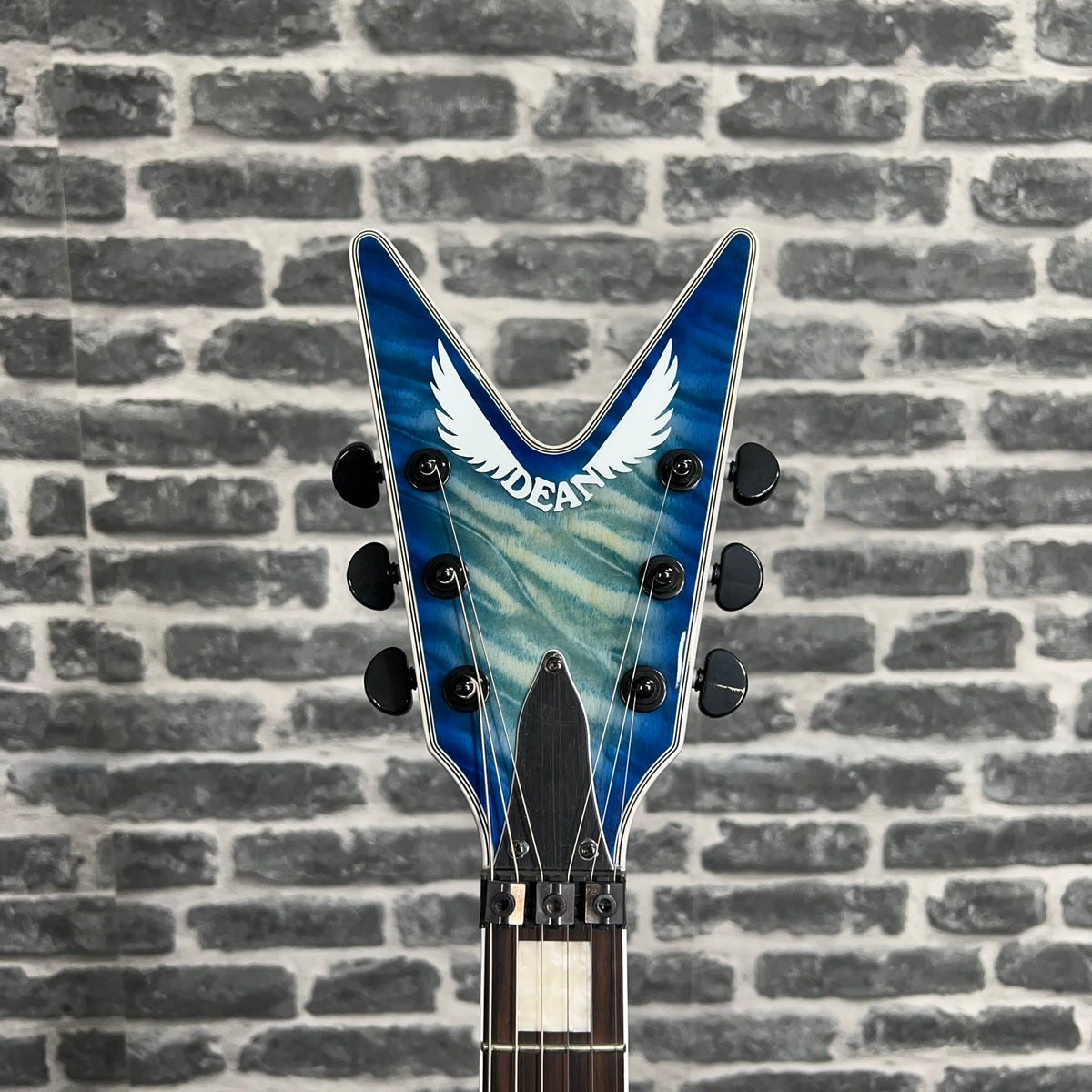 Dean Cadillac Select Electric Guitar Quilted Maple Ocean Burst w/ Floyd Rose - MINOR DING