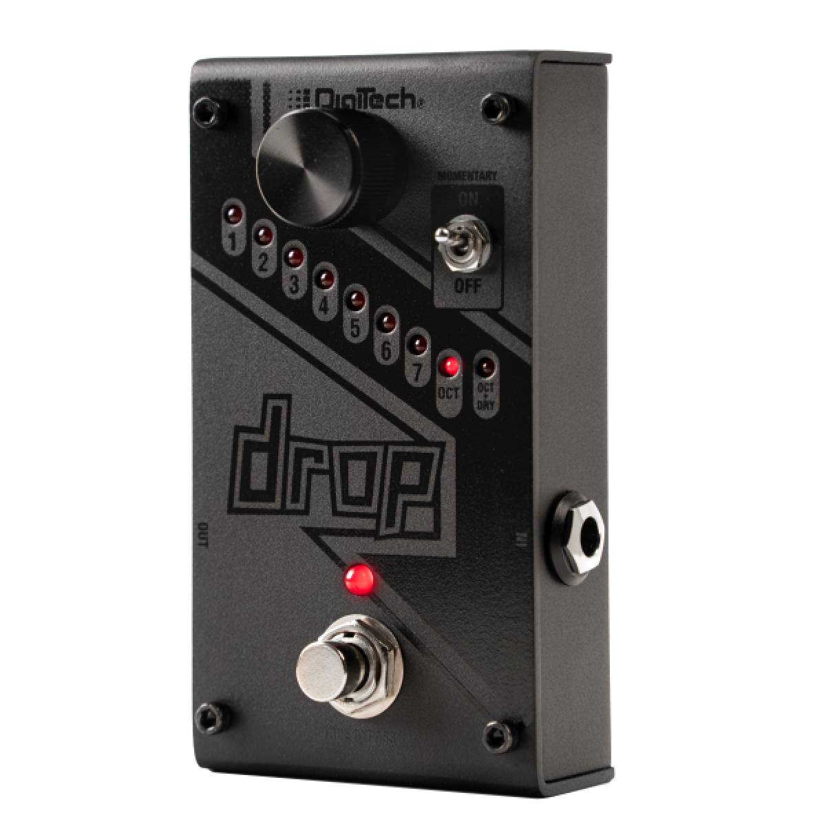 the drop pedal DigiTech Drop Polyphonic Drop Tune Pedal - Black