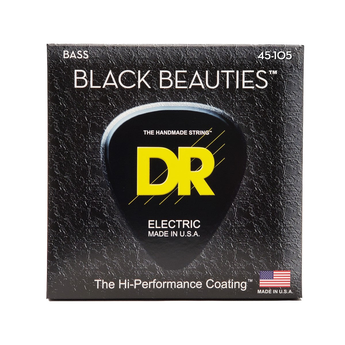 DR BLACK BEAUTIES BKB-45 Black Colored Bass Guitar Strings: Medium 45-105