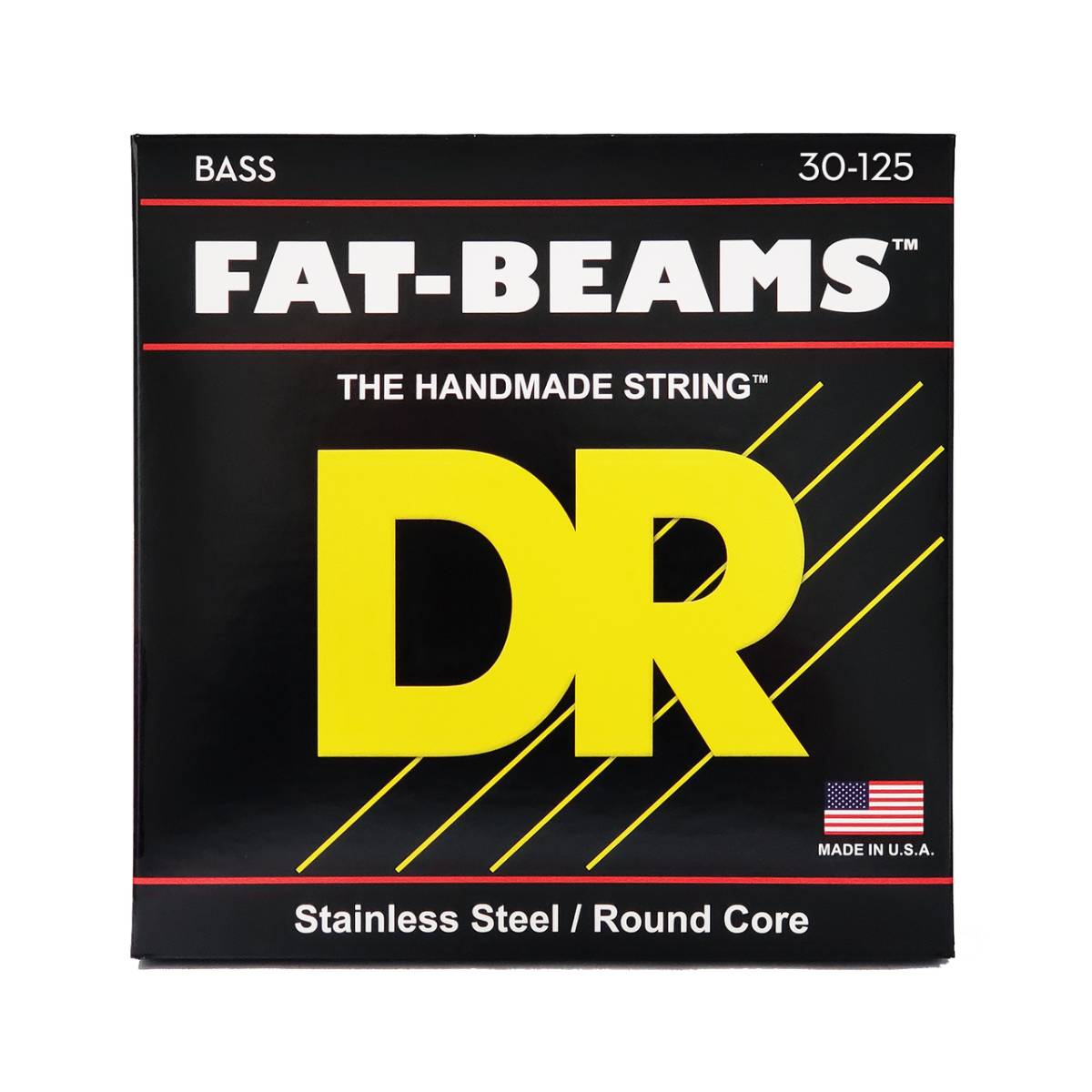DR FAT-BEAM FB6-30 Stainless Steel Bass Guitar Strings: 6-String Medium 30-125