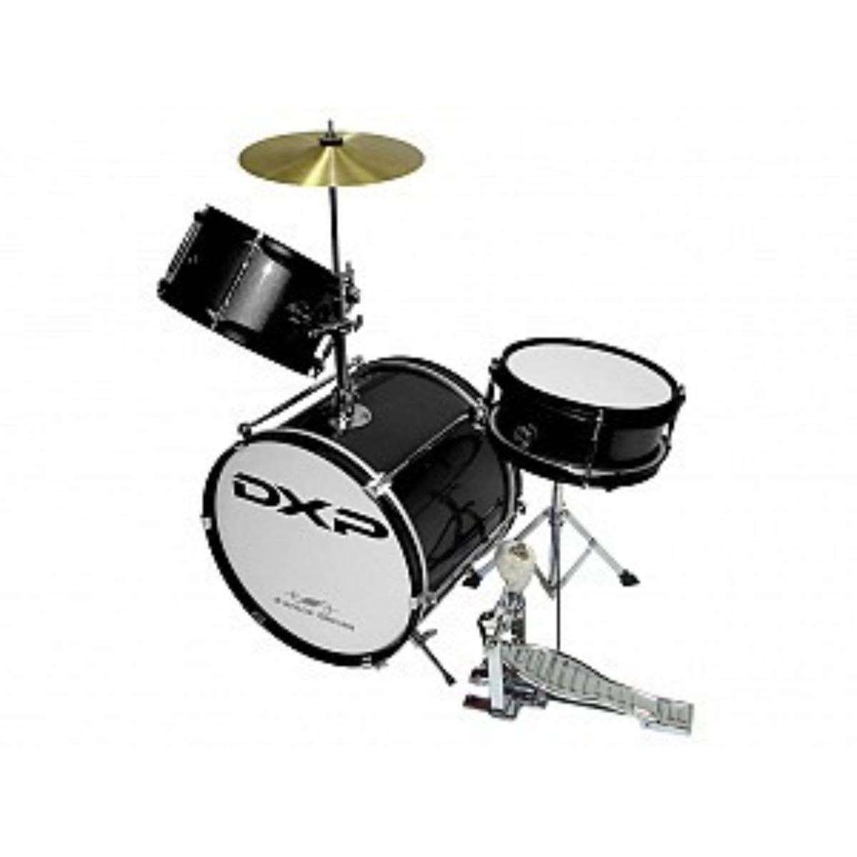 DXP TXJ3 Junior Acoustic Drum Kit 3-Piece - Black