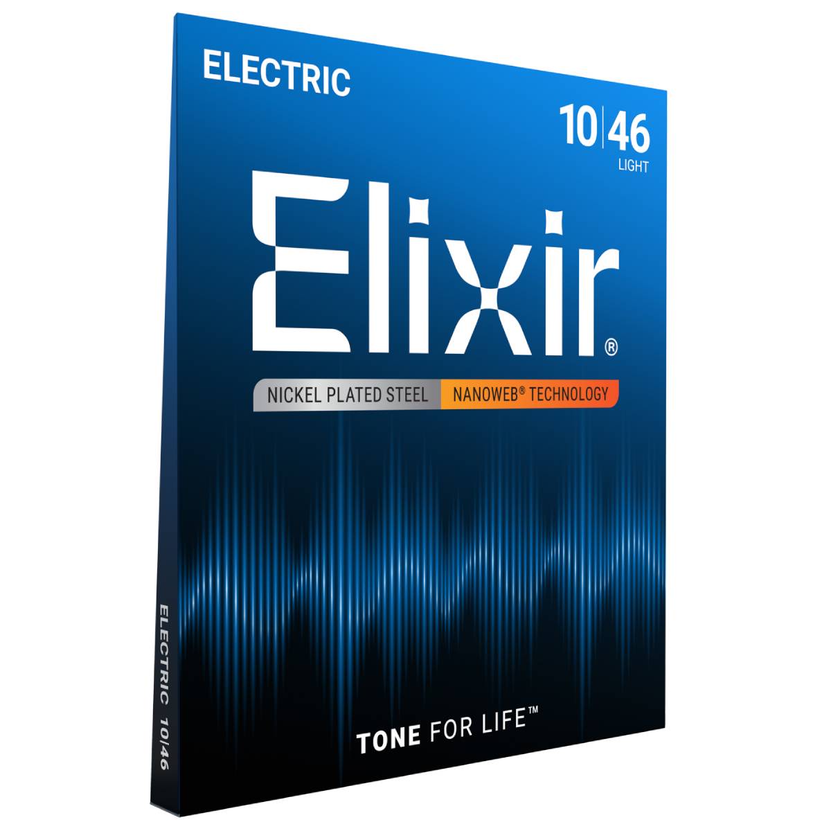 Elixir 12052 Electric Guitar Strings Nanoweb Coated - Light 10-46