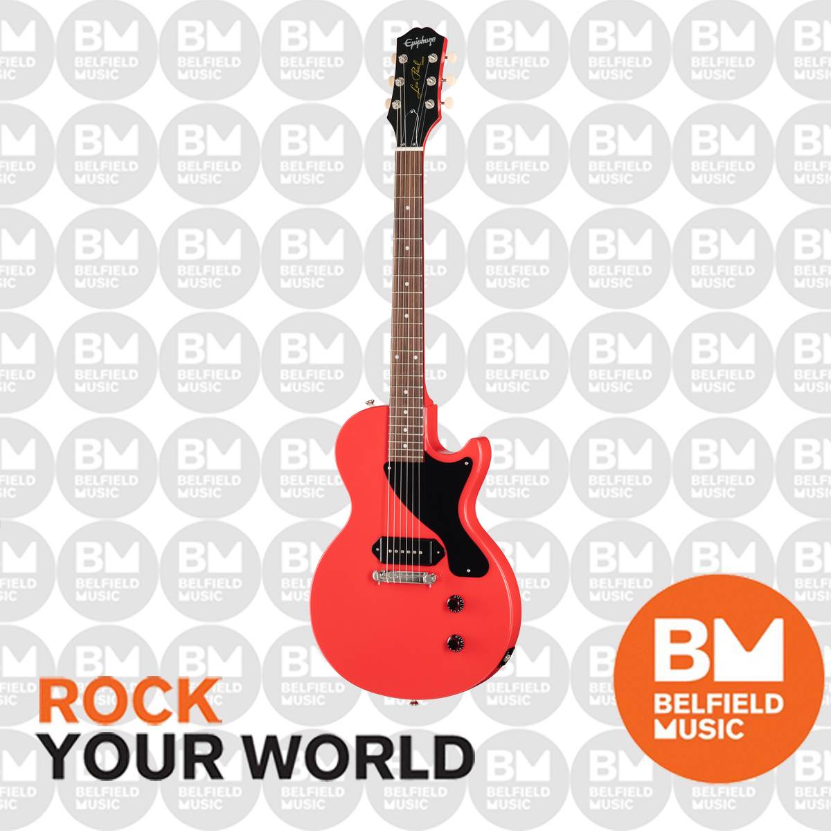Epiphone Billie Joe Armstrong Les Paul Junior Electric Guitar Radiant Red - EIBJLPJRRNH