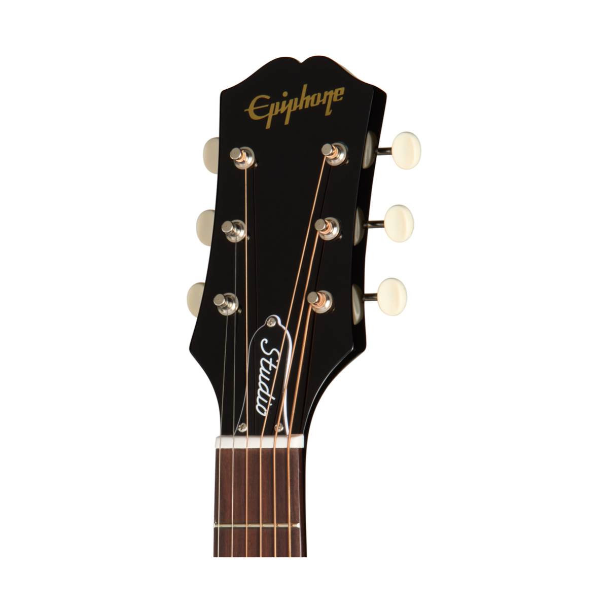 Epiphone Blues King Acoustic Guitar Left Handed Ebony w/ Pickup - EASBKEBNH1L