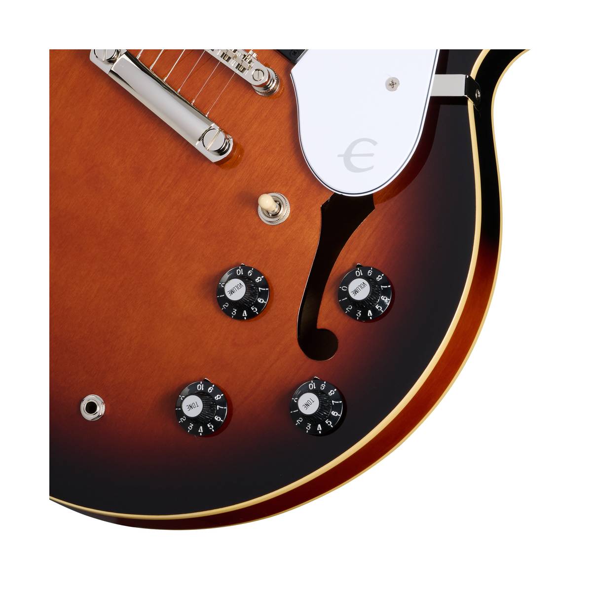 Epiphone Bonehead Signature Riviera Electric Guitar Dark Tobacco Sunburst - EOBHRDTBNH1