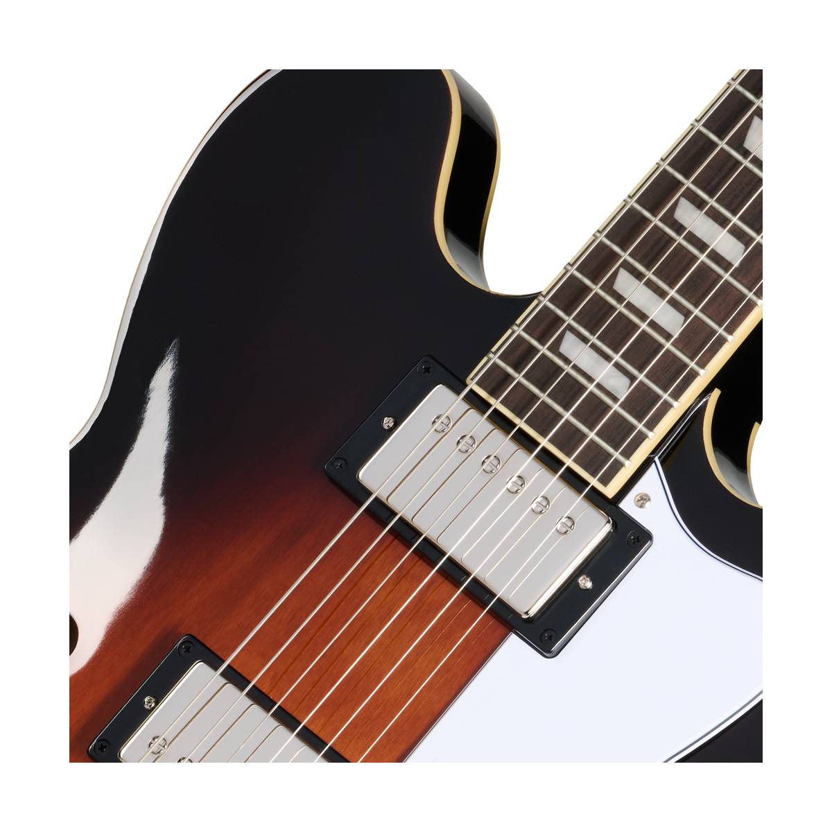 Epiphone Bonehead Signature Riviera Electric Guitar Dark Tobacco Sunburst - EOBHRDTBNH1