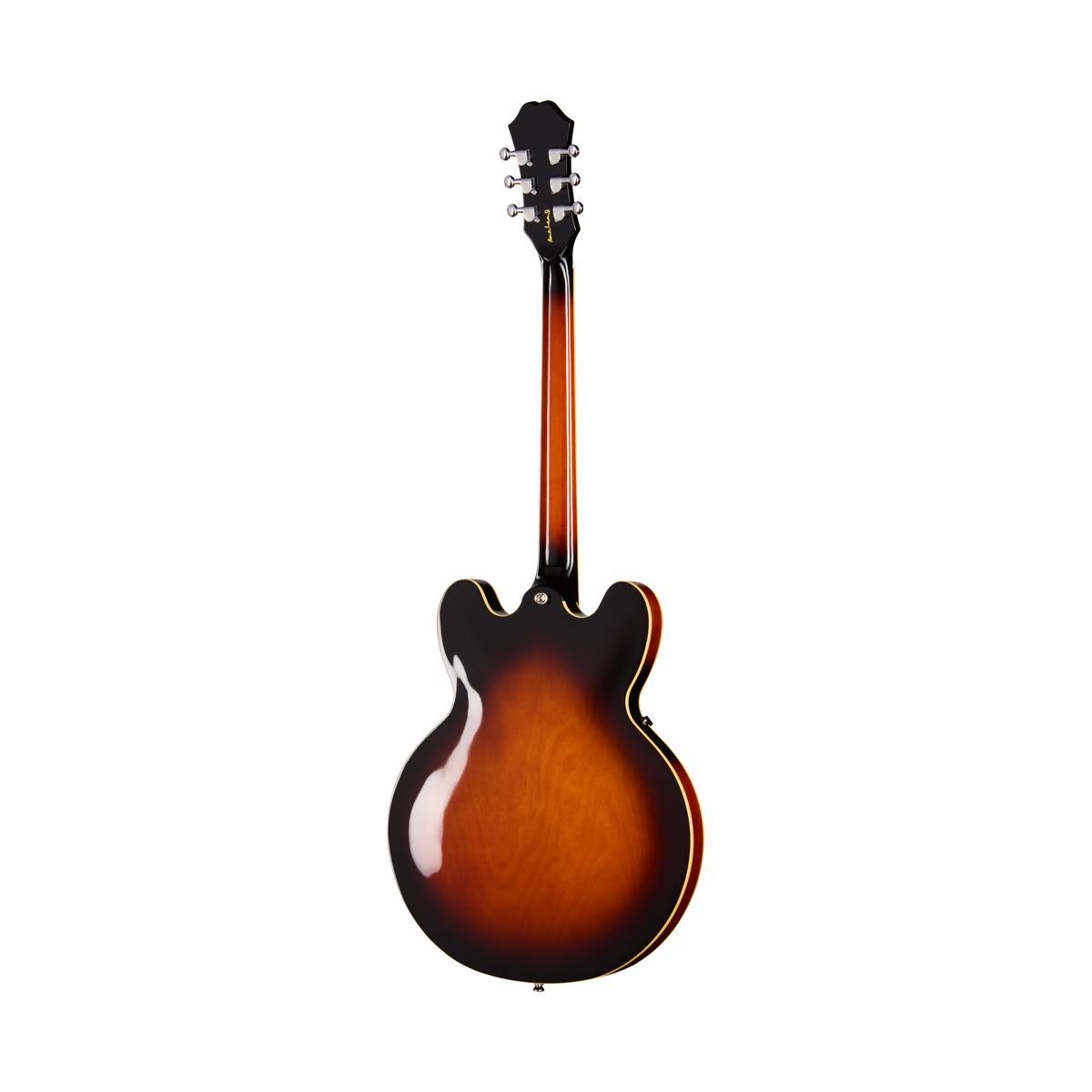Epiphone Bonehead Signature Riviera Electric Guitar Left Handed Dark Tobacco Sunburst - EOBHRDTBNH1L