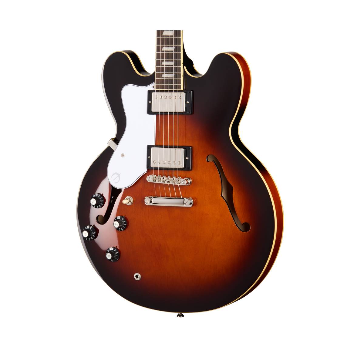 Epiphone Bonehead Signature Riviera Electric Guitar Left Handed Dark Tobacco Sunburst - EOBHRDTBNH1L
