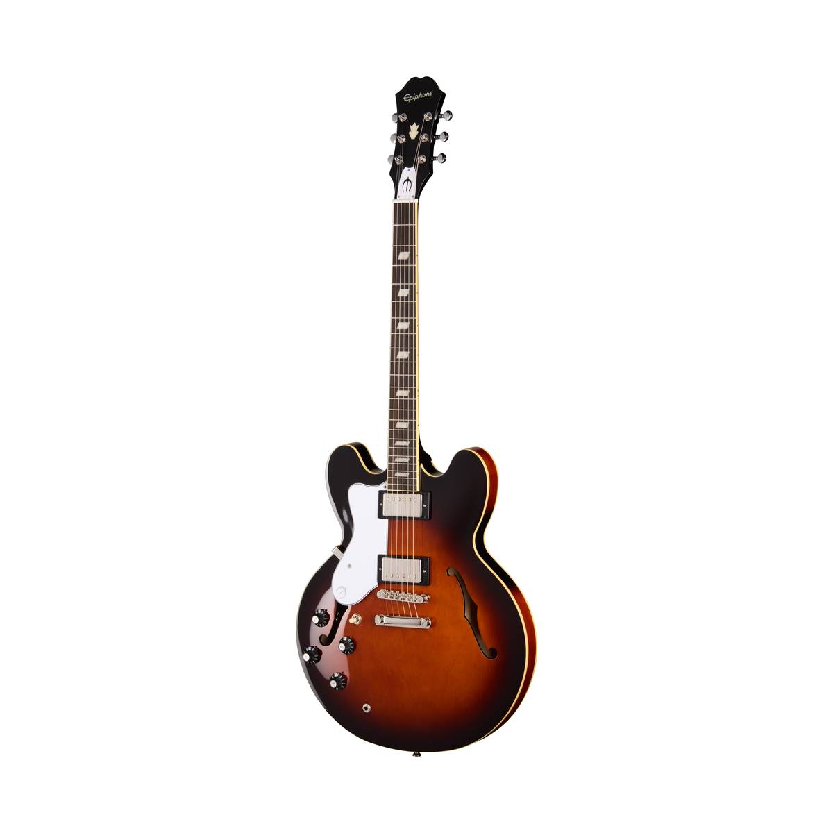 Epiphone Bonehead Signature Riviera Electric Guitar Left Handed Dark Tobacco Sunburst - EOBHRDTBNH1L