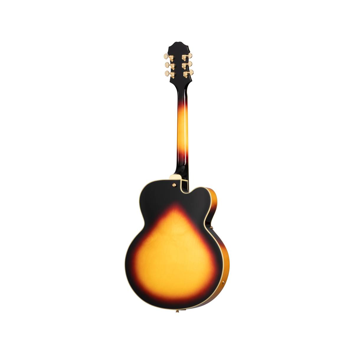 Epiphone Broadway Electric Guitar Semi-Hollow Left Handed Vintage Sunburst w/ GigBag - EOBDWVSGHRL