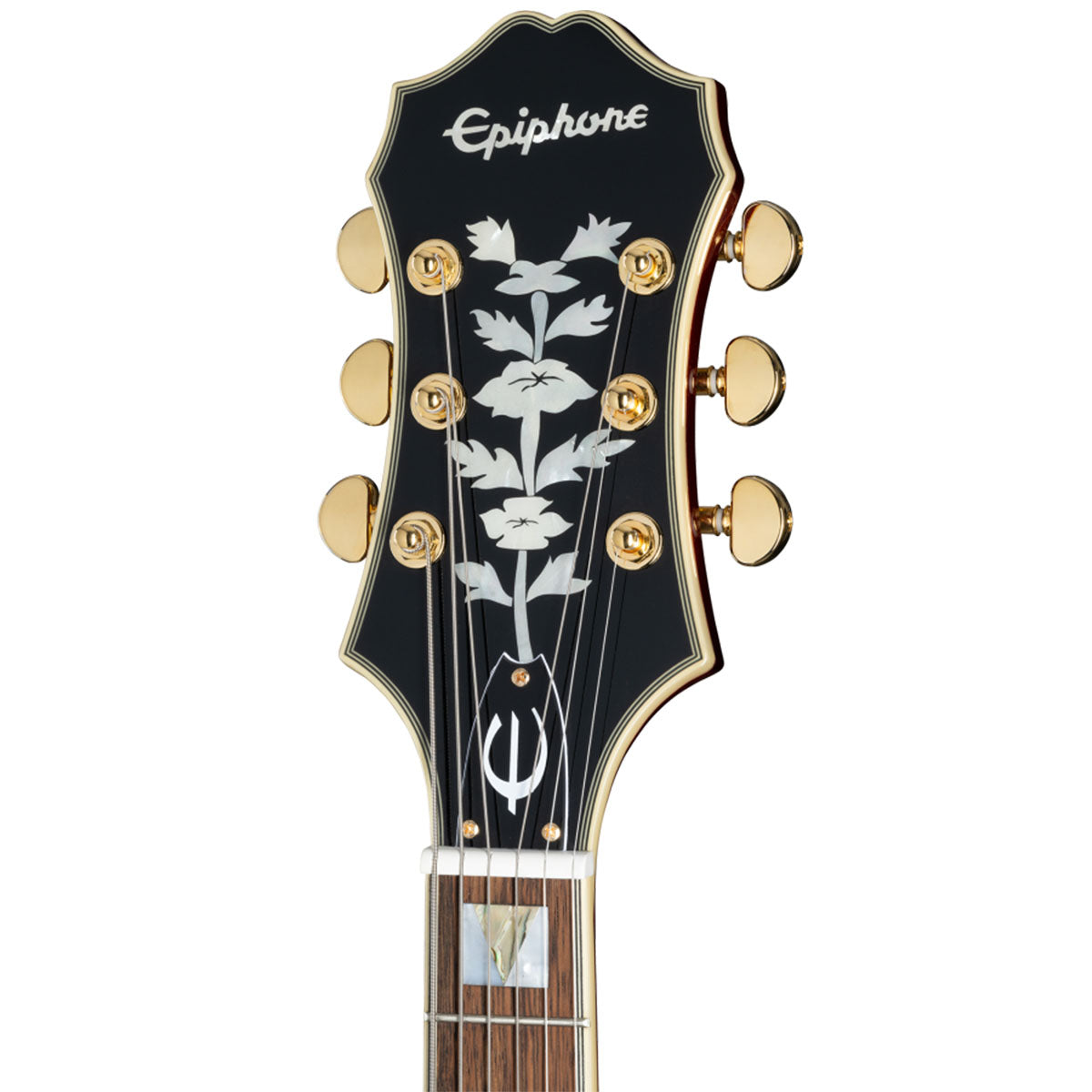 Epiphone Broadway Electric Guitar Semi-Hollow Left Handed Wine Red w/ GigBag - EOBDWWRGH1L