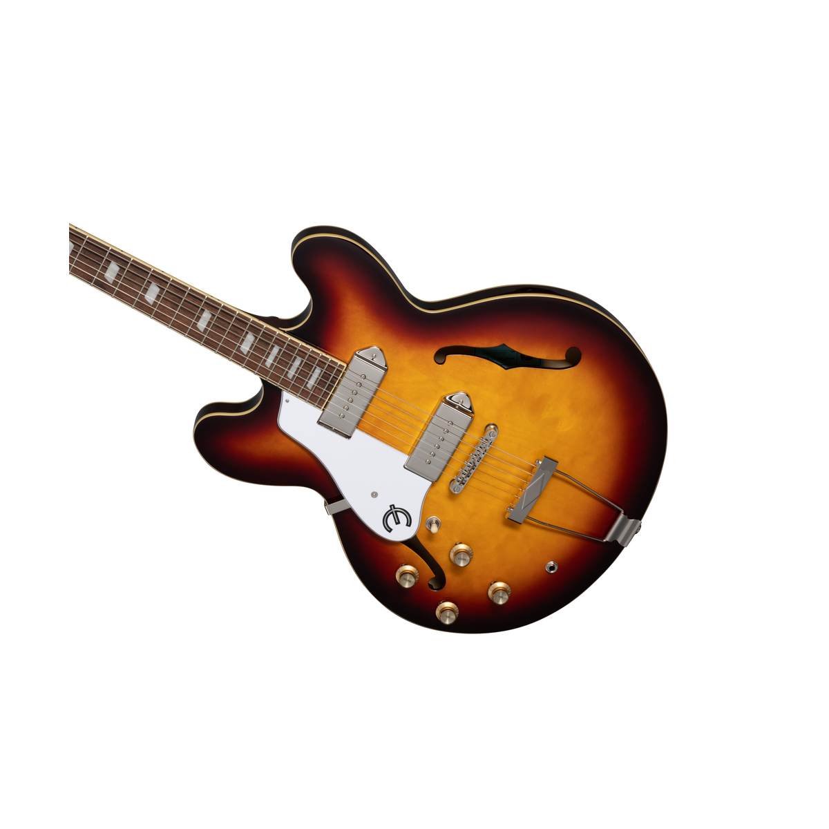 Epiphone Casino Electric Guitar Semi-Hollow Left Handed Vintage Sunburst w/ GigBag - EOCAVSNHRL