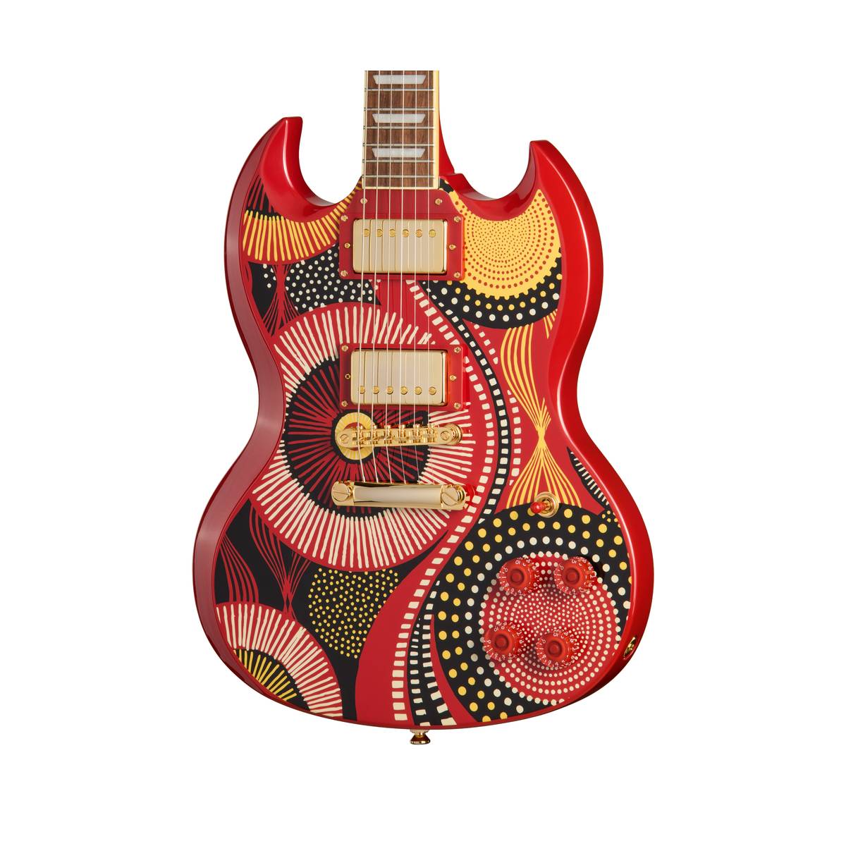 Epiphone Fatoumata Diawara Signature SG Electric Guitar Ember Red - EIFDSGMGH1