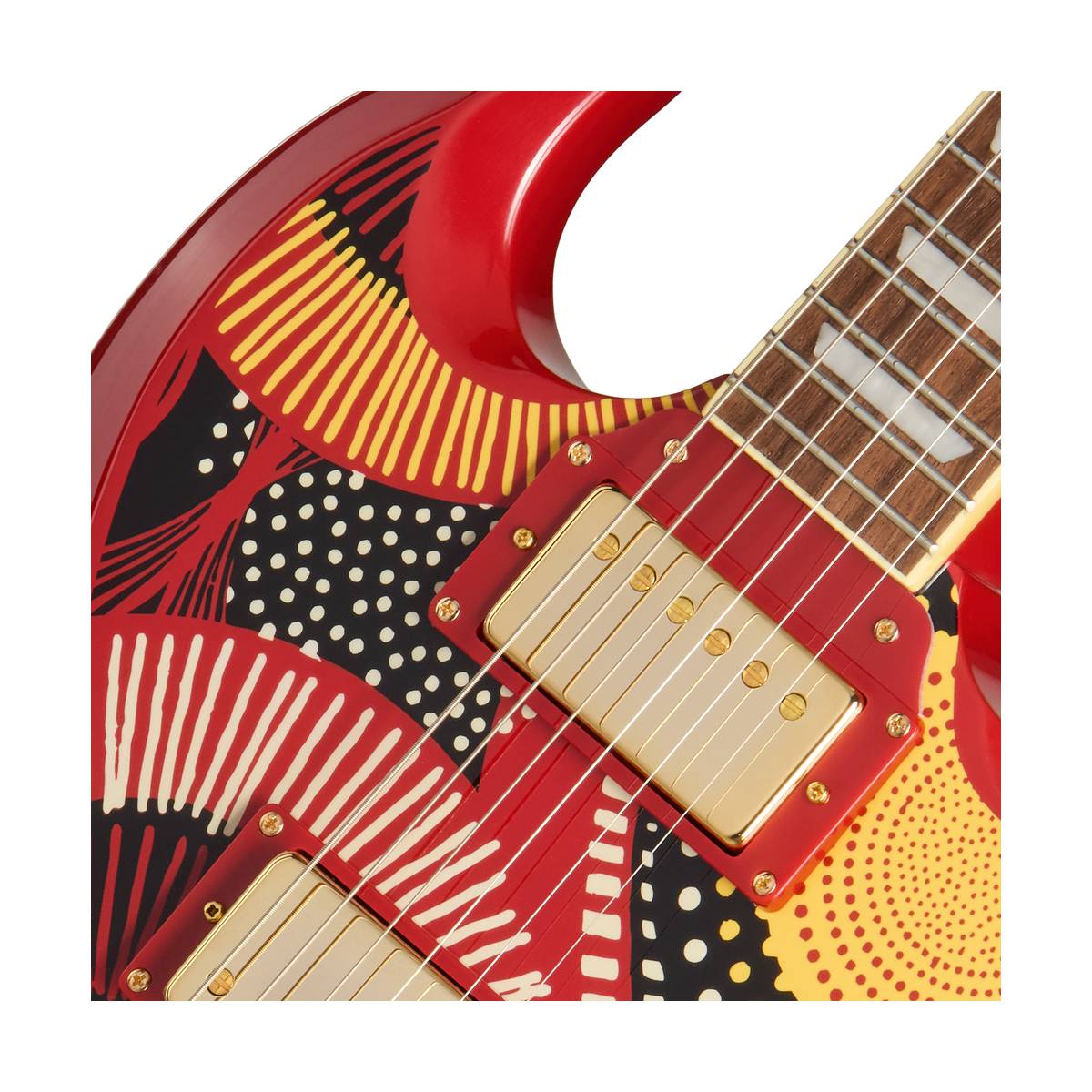 Epiphone Fatoumata Diawara Signature SG Electric Guitar Ember Red - EIFDSGMGH1