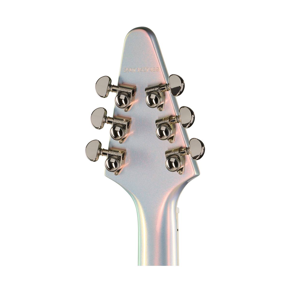 Epiphone Futura Flying V Custom Electric Guitar Quicksilver Shift - EIFFVCQSSNH