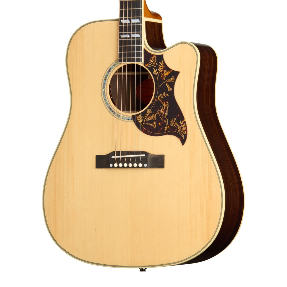 Epiphone Hummingbird Deluxe EC Acoustic Guitar Natural - ECHBDECNAGH1