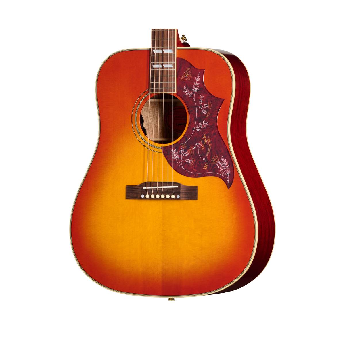 Epiphone Hummingbird Standard Acoustic Guitar Cherry Sunburst w/ Pickup - EIAHBSCSGH1