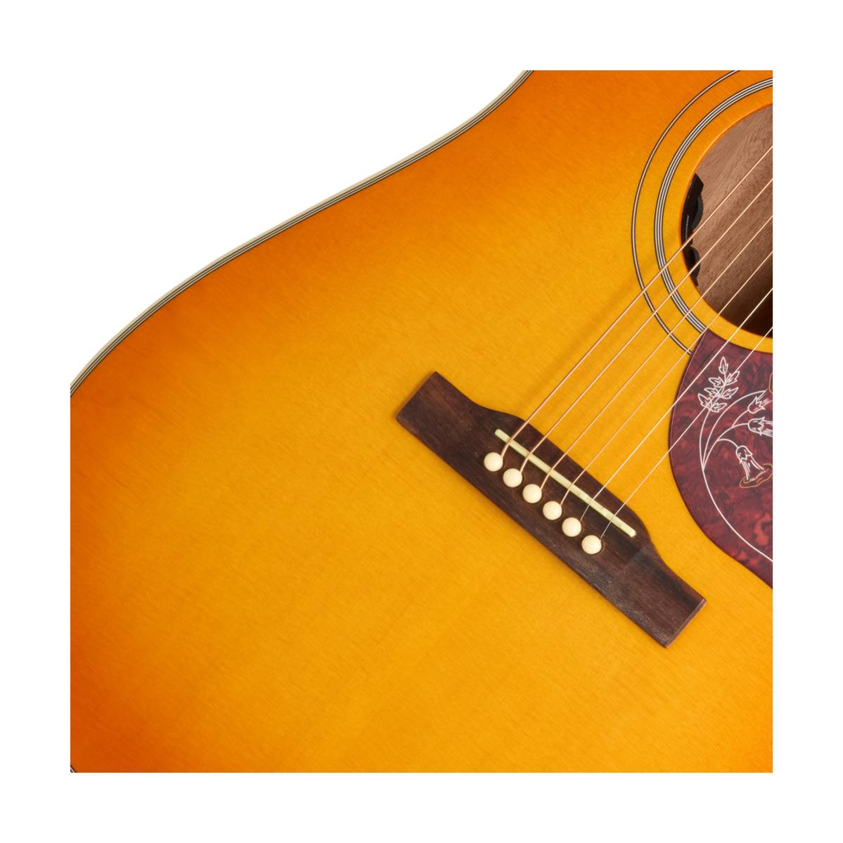 Epiphone Hummingbird Studio Acoustic Guitar Heritage Cherry Sunburst w/ Pickup - EASHBHCNH1