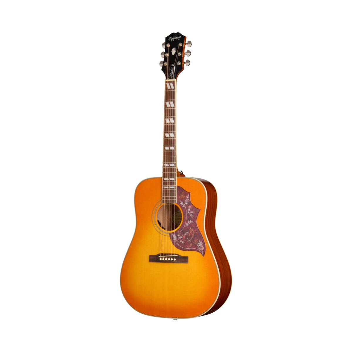 Epiphone Hummingbird Studio Acoustic Guitar Heritage Cherry Sunburst w/ Pickup - EASHBHCNH1