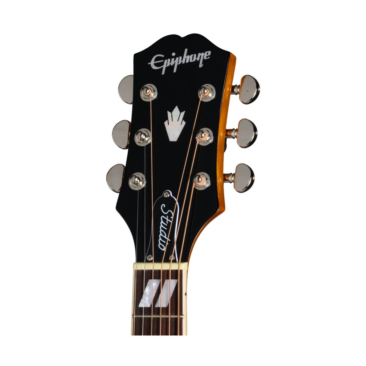 Epiphone Hummingbird Studio Acoustic Guitar Left Handed Heritage Cherry Sunburst w/ Pickup - EASHBHCNH1L