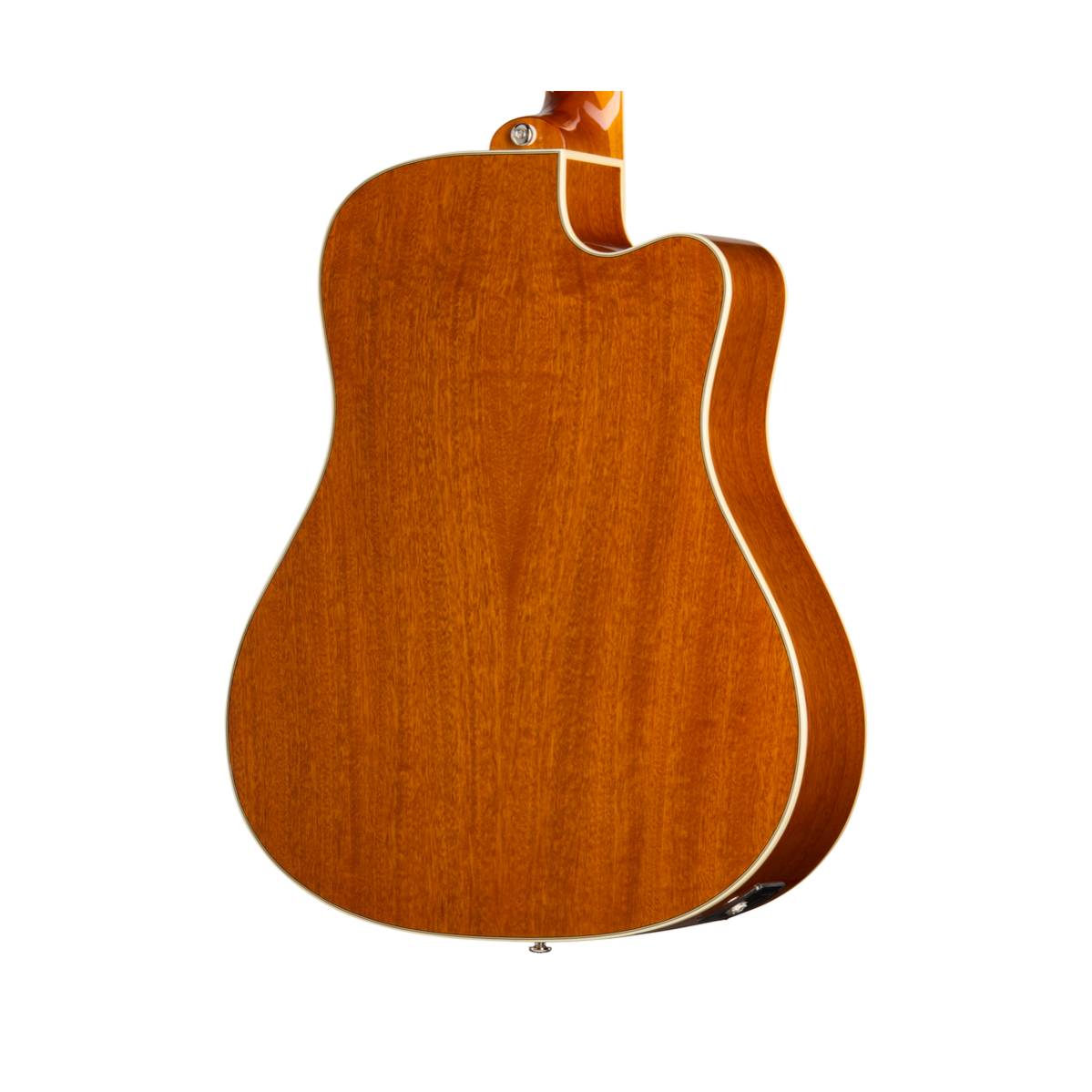 Epiphone Hummingbird Studio EC Acoustic Guitar Left Handed Heritage Cherry Sunburst w/ Pickup - EASHCHCNH1L